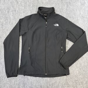 North Face Jacket Womens Medium Softshell Full Zip Stretch Windbreaker Outdoor